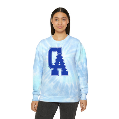 Christian Academy CA Logo Unisex Tie-Dye Sweatshirt