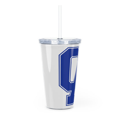 Plastic Tumbler with Straw