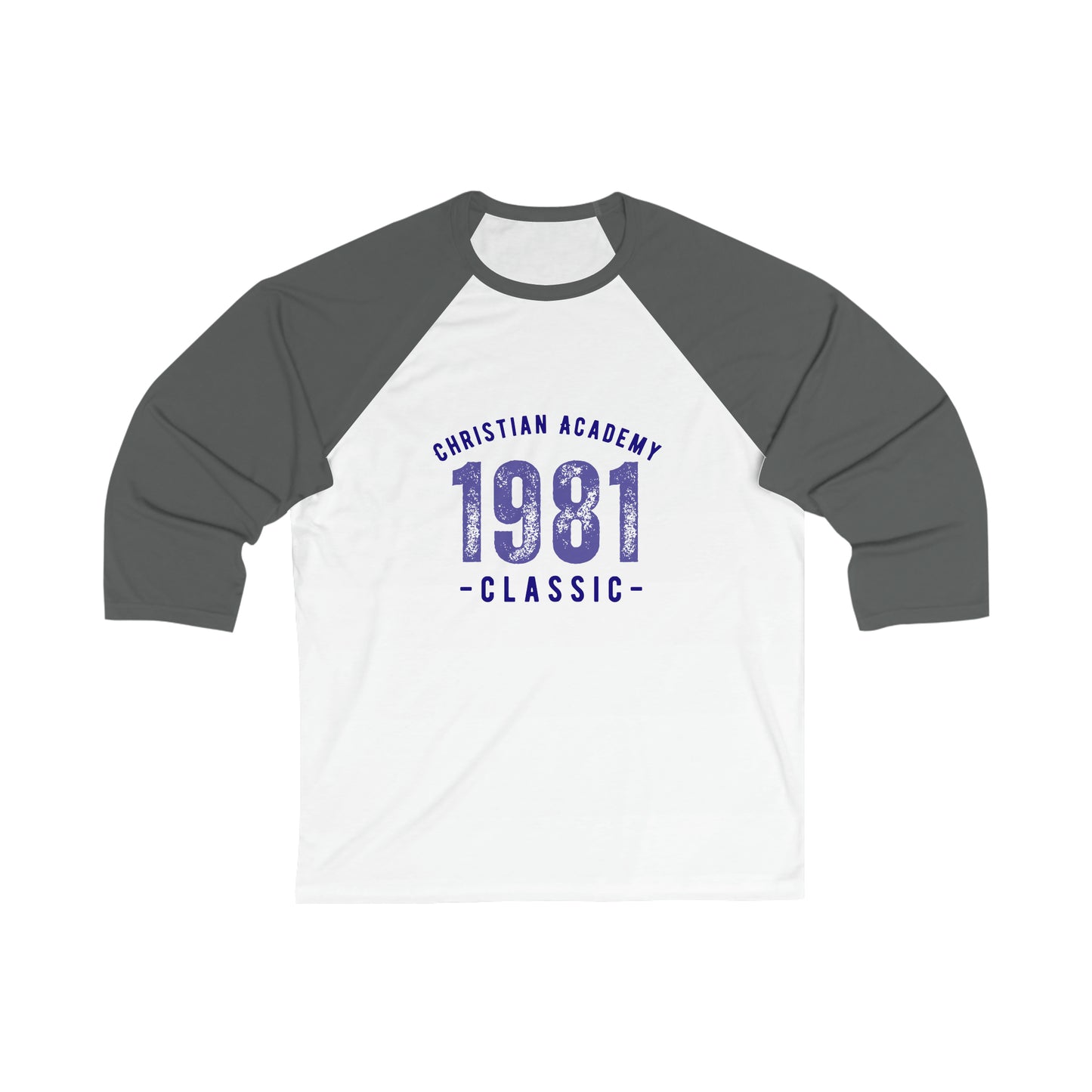 Unisex 3\4 Sleeve Baseball Tee