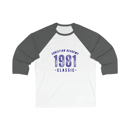 Unisex 3\4 Sleeve Baseball Tee