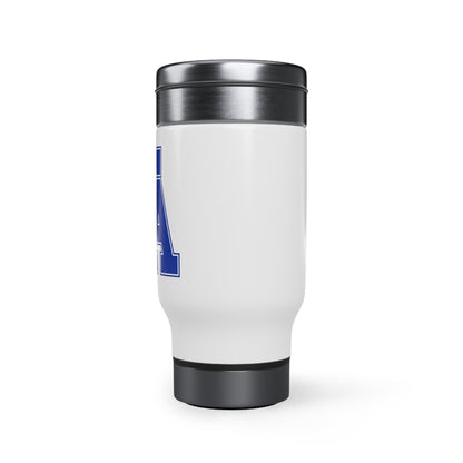 Stainless Steel Travel Mug with Handle, 14oz